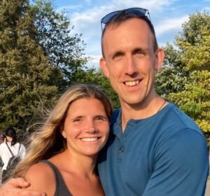The gym owners, Chris and Brittney